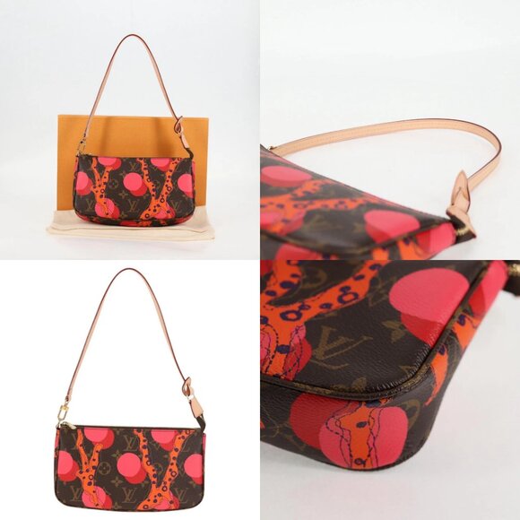 LOUIS VUITTON Monogram La Mage Pochette Accessoires Red M41604 LV Auth 126224SM - Picture 14 of 14